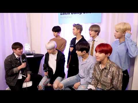 171119 BTS INTERVIEW BACK STAGE ZACH SANG