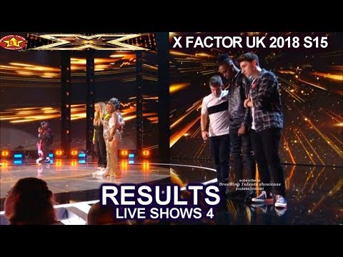 RESULTS Groups Who Advanced or Safe? Eliminated?  RESULTS Live Shows 4 X Factor UK 2018