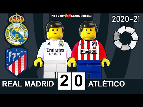 Real Madrid vs Atlético Madrid 2-0 • La Liga 2020/21 Lego Resumen All Goal Highlights Lego Football