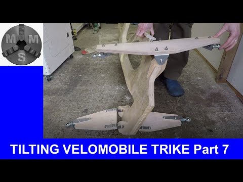 Tilting Trikes Part 7 - Recumbent velomobile project sheet metal parts.  A quick update on progress.