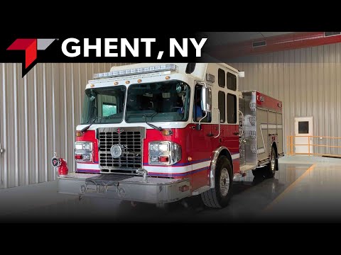 Ghent, New York, Toyne Pumper Fire Apparatus Delivery