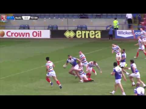 Résumé Rochdale v TO XIII - Round 8 Championship - 02.04.2017
