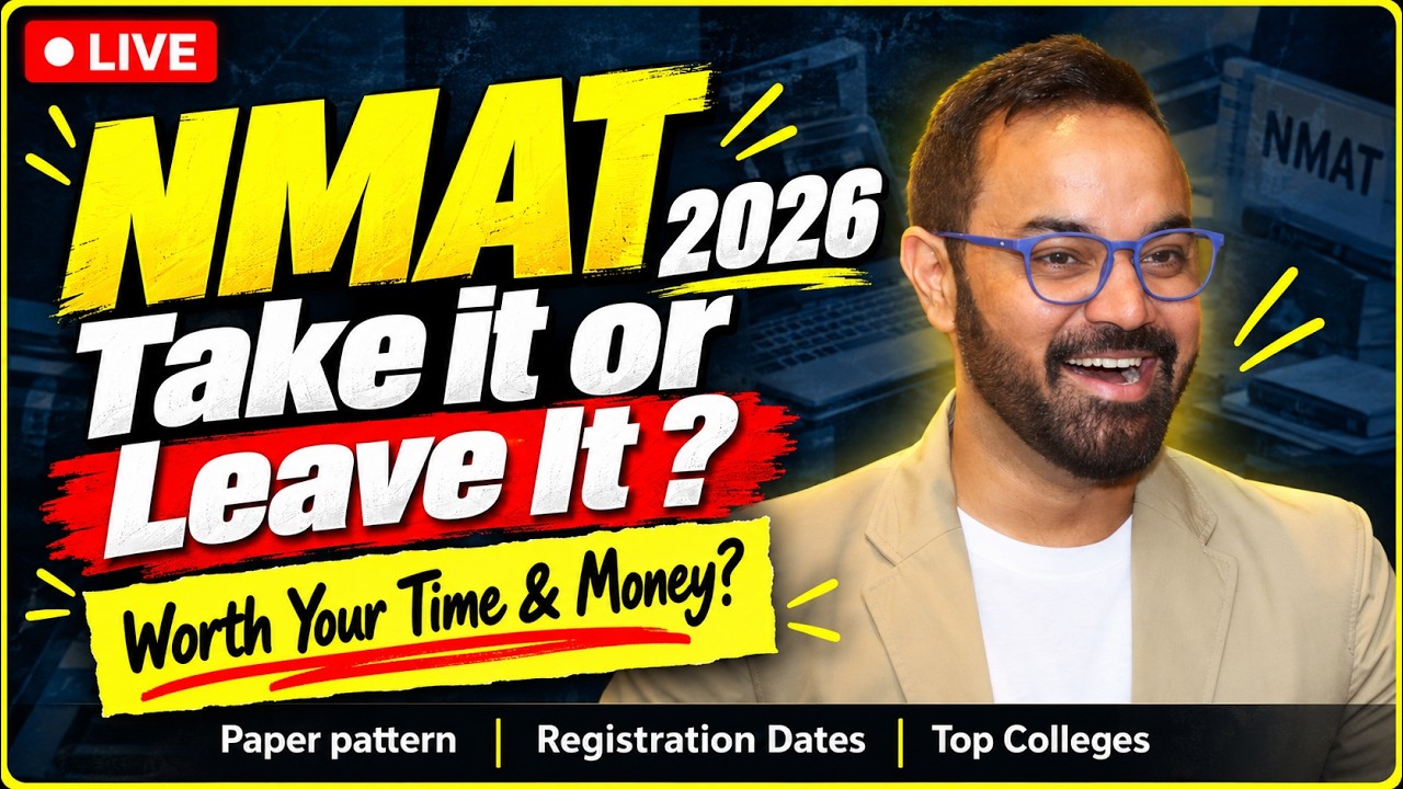 NMAT 2026 - Take it or Leave it Live Giveaway