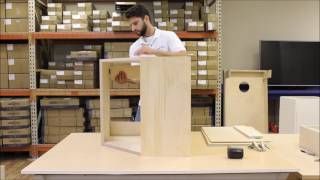 Corner Cabinet Assembled in 2:30 minutes! Lockdowel Channel Lock Fasteners