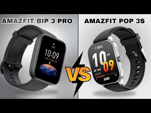 Amazfit Pop 3S Vs Amazfit Bip 3 PRO Comparativo - Qual o Melhor?