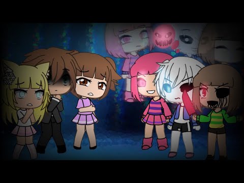 |Песенный батл андертейл против тупой семейки|Gacha life|на русском|