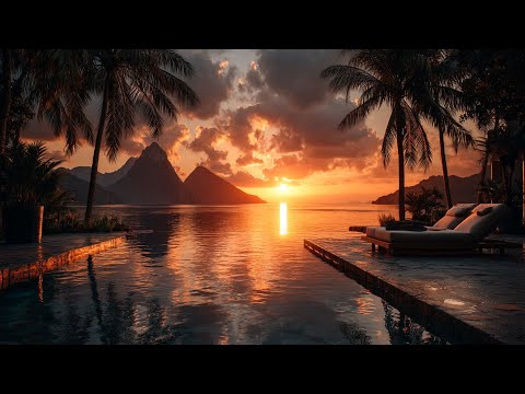 Sunset Ambient Chillout Lounge Music | Golden Hour Relaxing Music for Study, Focus and Calm Evenings