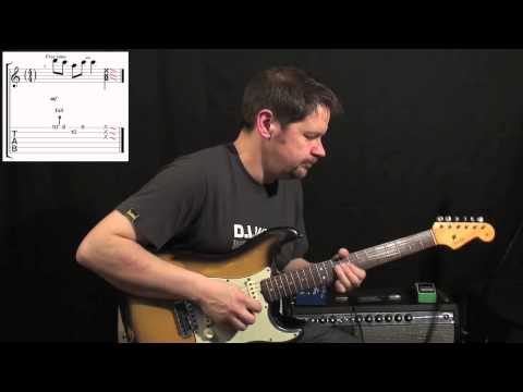 SRV Slow Blues Licks Tuition Video