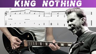 METALLICA -  KING NOTHING (Guitar cover with TAB | Lesson)