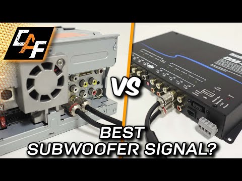 Which subwoofer output is best? Direct from Head Unit or DSP?