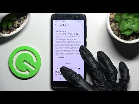 ALCATEL 1 (2022) - How To Change Font Size