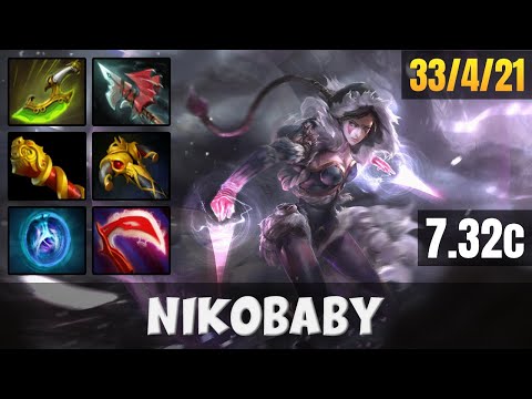 NIKOBABY Templar Assassin TOP LANE Gameplay WITH 33 KILLS | Dota 2 Full Game