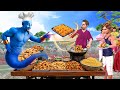 सड़क का खाना Magical Aladdin Genie Free Street Food Comedy Hindi Kahaniya