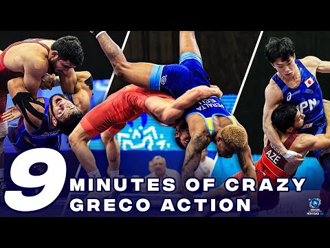 Nine minutes of the craziest Greco-Roman throws from the U23 World Championships