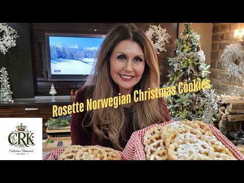  Norwegian 🇳🇴 Rosettes Cookies 2023 Christmas cookie 🎄🎄🧑‍🎄 Food is my Love Language 🎄🎄🧑‍🎄