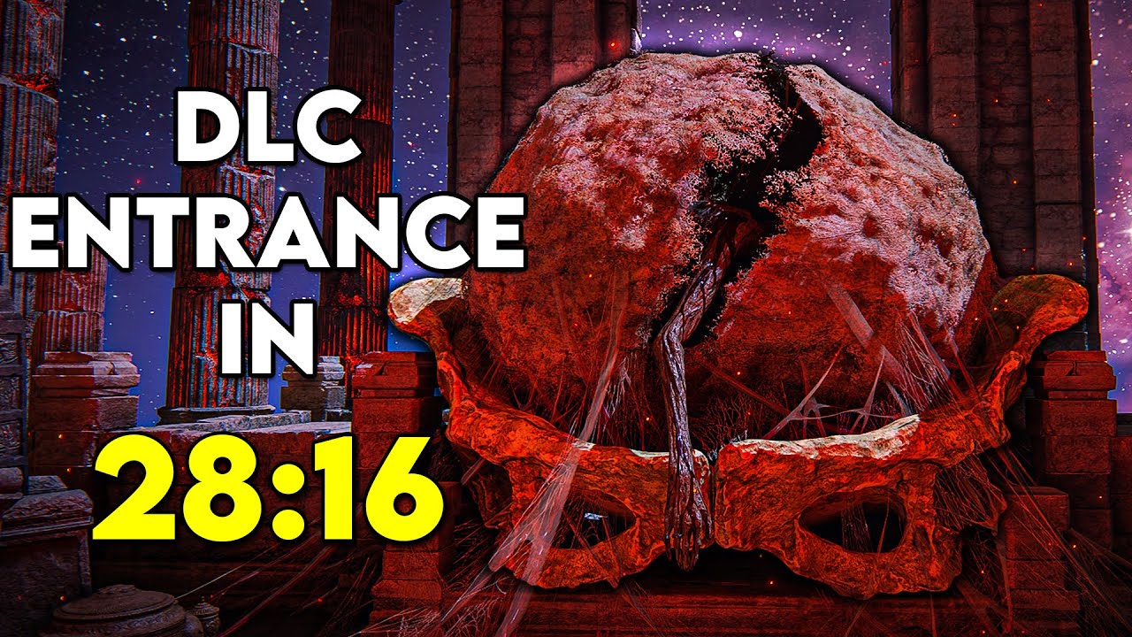 Reaching Elden Ring DLC Entrance in 28 minutes from Level 1 Speedrun