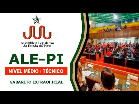 ALEPI 2024 - Nível Médio/Técnico - Gabarito Extraoficial - Correção da Prova