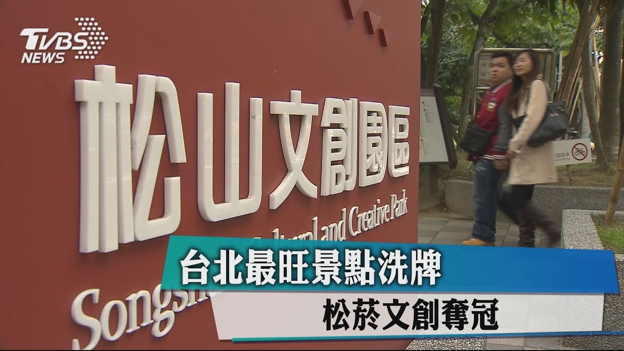台北最旺景點洗牌 松菸文創奪冠