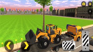Excavator Construction Driving Simulator 3D -  JCB Game Transport Work - Android Gameplay