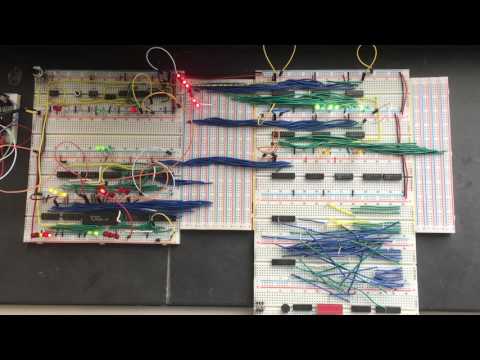 Testing Detritus, the 8-bit computer made from junk parts