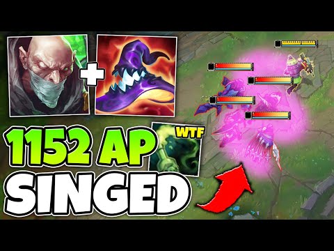 I BROKE THE SINGED AP RECORD WITH BUFFED DEATHCAP! (1152 AP WTF?)