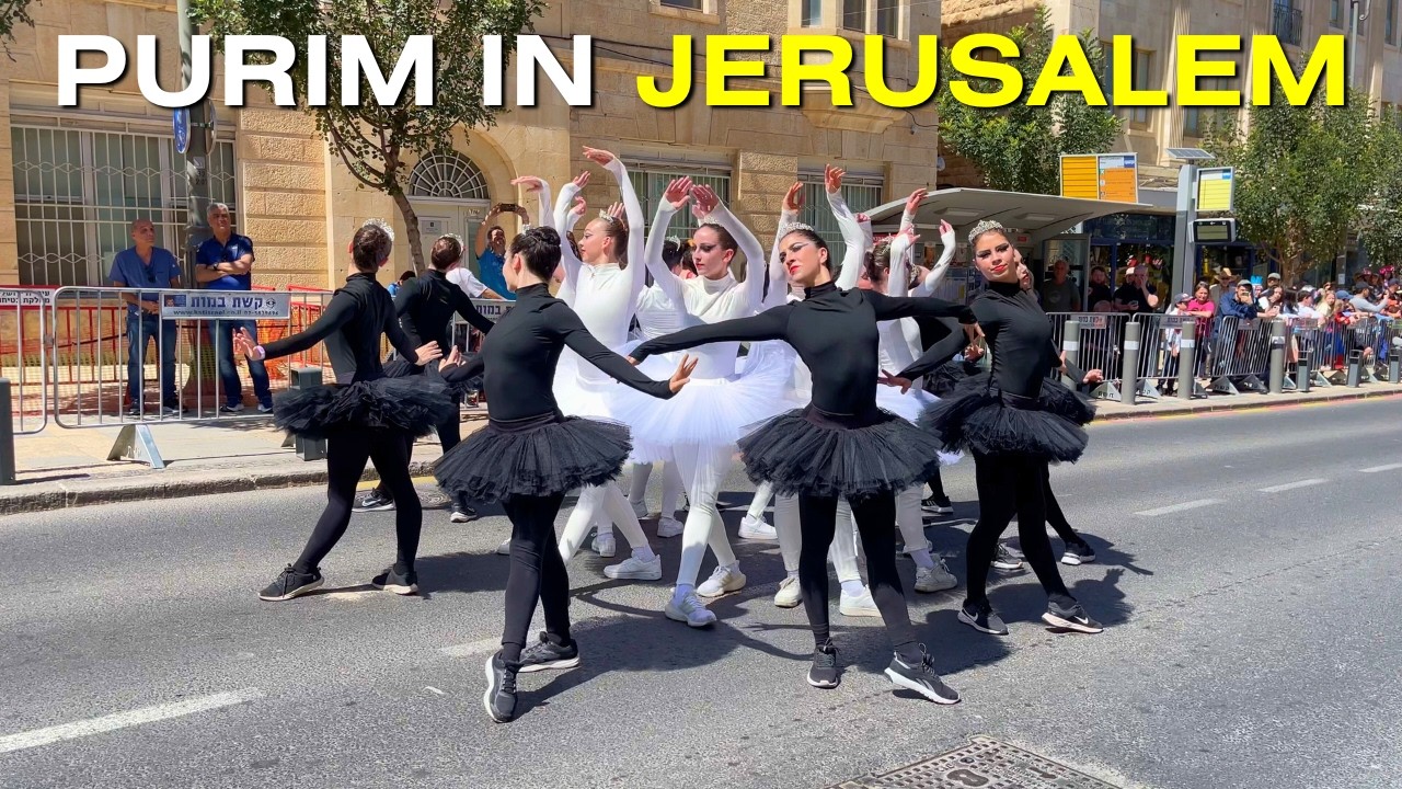 PURIM CARNIVAL 2025 – RAW FOOTAGE FROM JERUSALEM