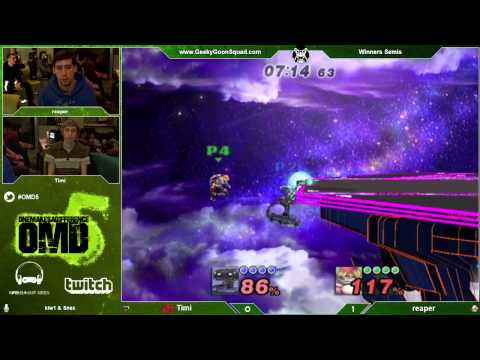 OMD5 - VDJ | Timi (ROB) Vs. reaper (Sheik) - Winners Semis - Project M