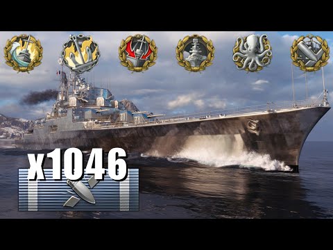 Solo Flank Defense With Over 1000 Main Battery Hits