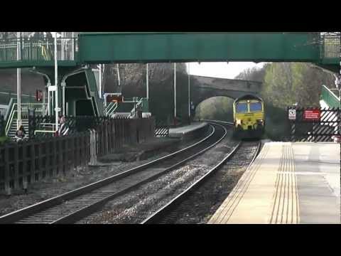 66519 & 66550 On 0M02 Midland Road - Earles Sidings at Woodlesford with a 2 Tone