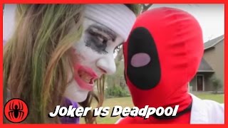 Little Heroes Joker vs Kid Deadpool Superheros Fun Fight in Real Life Comic Battle | SuperHero Kids