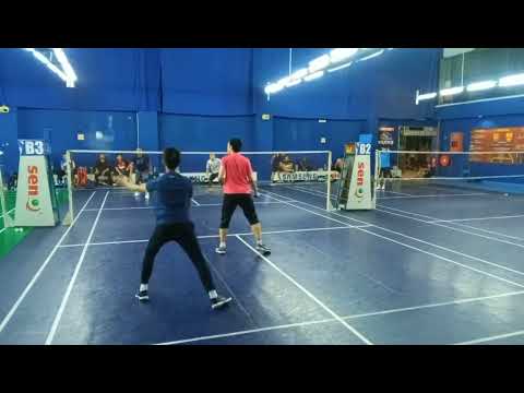 Badminton MuhibbahTeam Men's Double Sparring - Dr Shah / Fadhli Vs Amirul Aziq / Faez