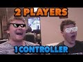 TWO PLAYERS ONE CONTROLLER CHALLENGE WITH JESSERTHELAZER