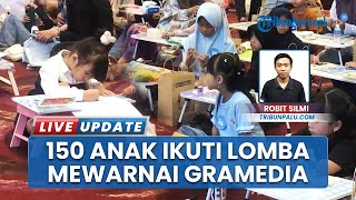 150 Anak PAUD, TK, hingga SD Ikuti Lomba Mewarnai Gramedia bareng Hotel Santika di Kota Palu