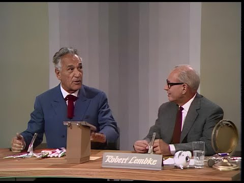 Was bin ich vom 29.08.1967 - Folge 79 mit Robert Lembke in Farbe von der IFA: Ehrengast Luis Trenker