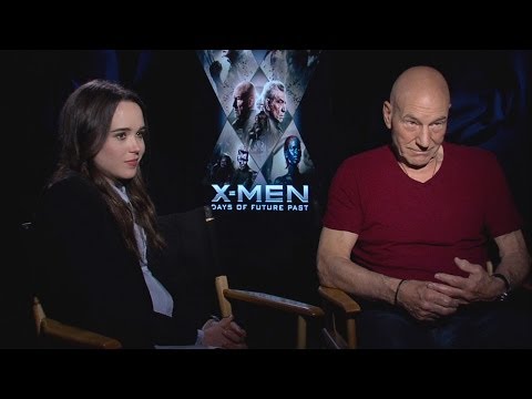 Ellen Page & Patrick Stewart - X-Men: Days of Future Past Interview HD