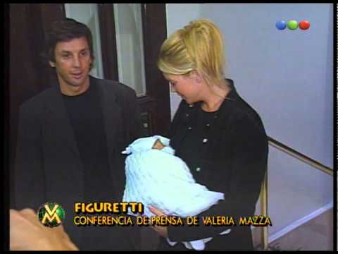 Figuretti: presentacion del hijo de Vale Mazza- Videomatch