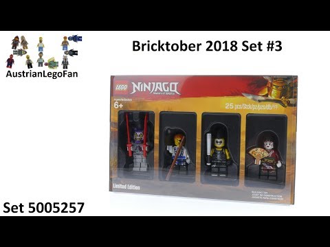 Vidéo LEGO Objets divers 5005257 : Bricktober 2018 LEGO Ninjago [Exclusive Minifigures Toys'R'Us]