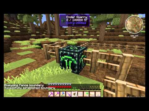 Arack's Magic Farm - Episode 27 - Ender Quarry Setup