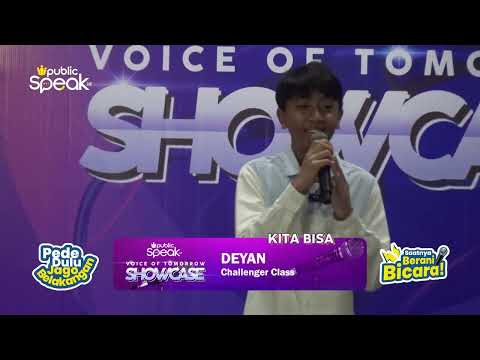 Video dokumentasi unjuk keberanian bicara dan public speaking siswa Speak Corner Serang episode 25