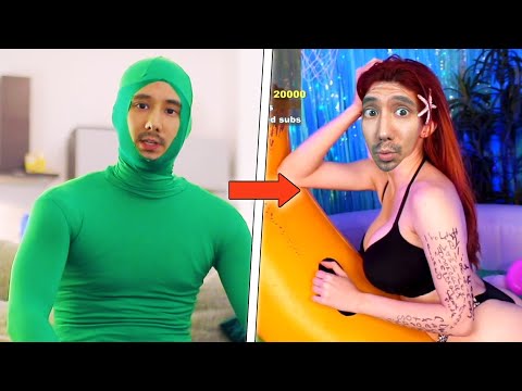 Ich bin wieder ein Green Screen (sry Freunde)