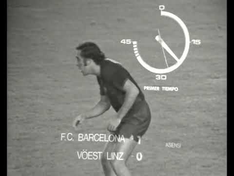 FC Barcelona vs  Stahl Linz 1974 - 1975