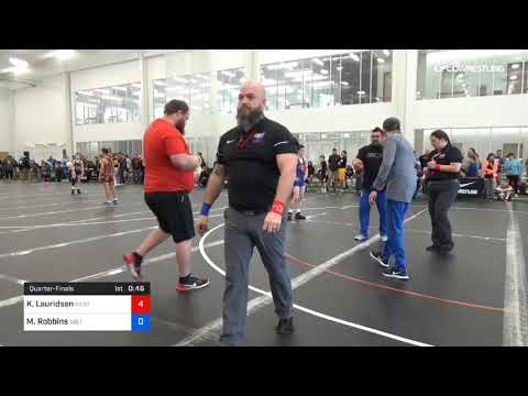 44 Kg Quarterfinal Kael Lauridsen NE Boyz Vs McKinley Robbins Sebolt Wrestling Academy