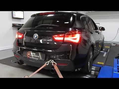 BMW M140i Akrapovic exhaust + Original - DYNO Comparison