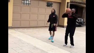 Master P Reminds His Kids He Use To Play In NBA Schools Them In Basketball