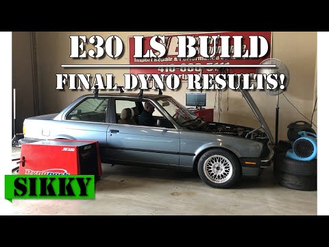 E30 LS Swap Build PT 10 | Dyno + First Drive! | SIKKY Manufacturing