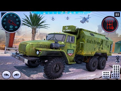 US Army Vehicles Transport Truck - Cargo Army Truck Drive Simulator Games -DesiGamerz