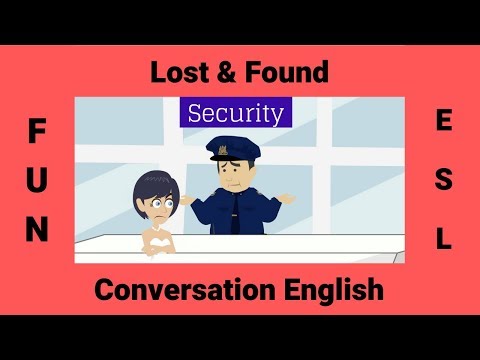Conversation Tutorial - Describing Things Lost & Found