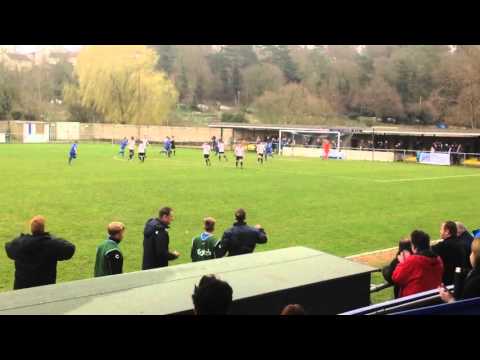 Hertford Town 3-1 Hoddesdon, Hertford 1st goal penalty
