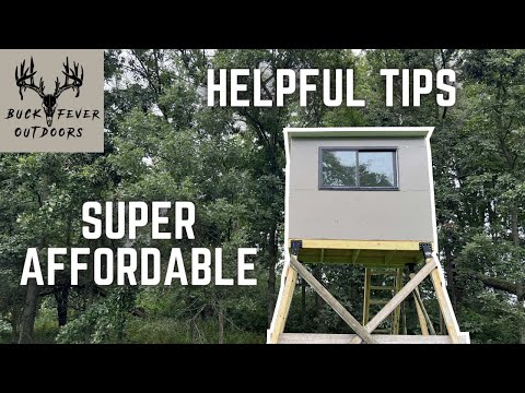 How to BUILD an AFFORDABLE DEER STAND in 10 EASY Steps