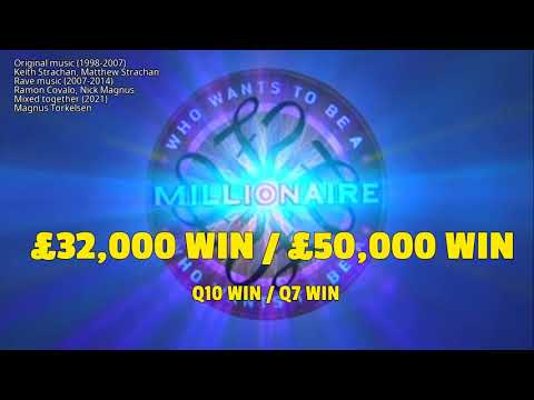 Who Wants to Be a Millionaire? £32,000 win / £50,000 win 1998/2007 music mixed